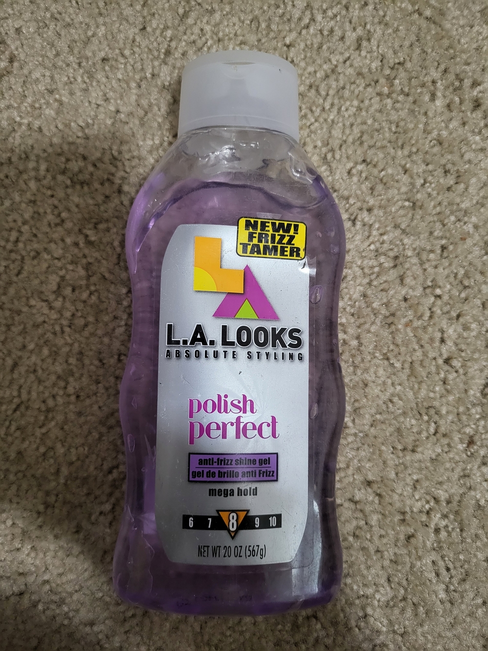 L.A. Looks Polish Perfect Anti-Frizz Shine Gel 20oz Discontinued